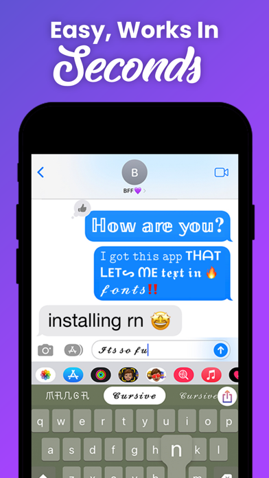 Social Fonts Keyboard for Bio screenshot 2