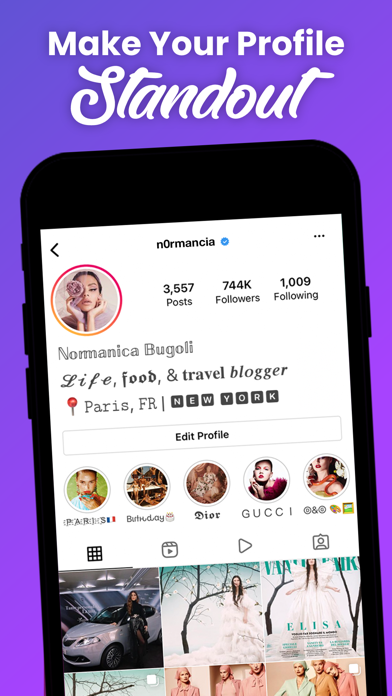 Social Fonts Keyboard for Bio screenshot 4