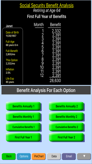 Social Security Optimizer:Boss screenshot 2
