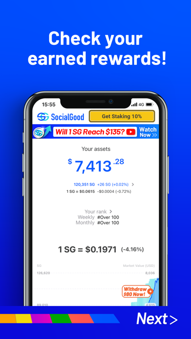 SocialGood:Crypto Rewards screenshot 4