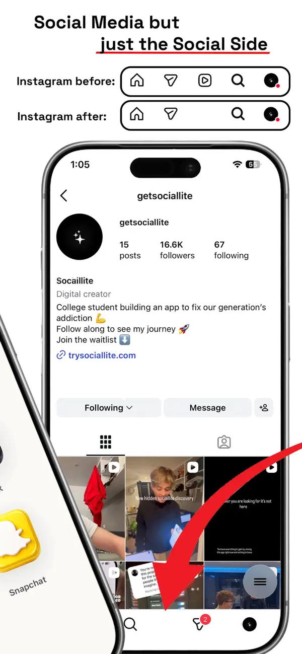 SocialLiteApp screenshot 2