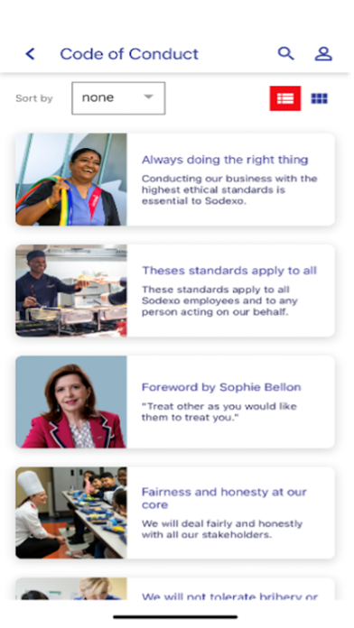 Sodexo Ethics screenshot 4