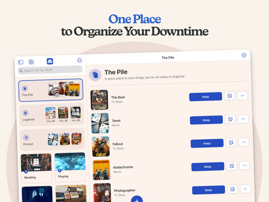Sofa: Downtime Organizer screenshot 10