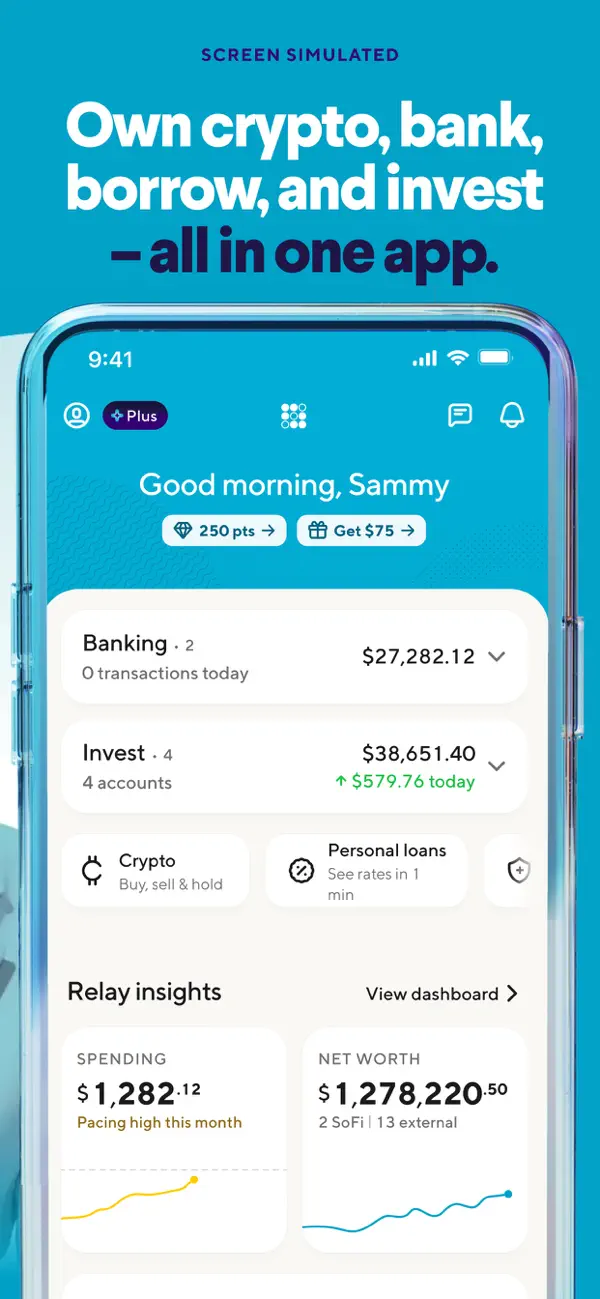 SoFi: Bank, Invest & Crypto screenshot 5