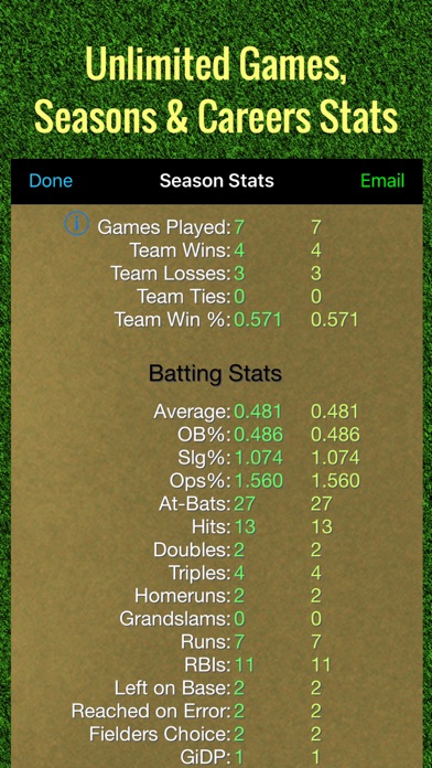 Softball Stats Tracker Pro screenshot 4
