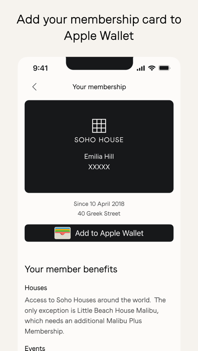 Soho House screenshot 1