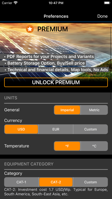Solar APP: PV Solar Calculator screenshot 1
