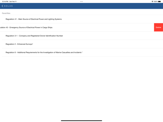 SOLAS Consolidated screenshot 1