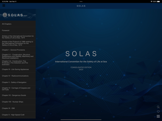SOLAS Consolidated screenshot 4