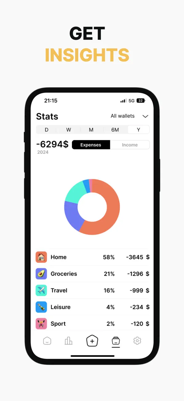 Soldi - Expense Tracker Budget screenshot 2