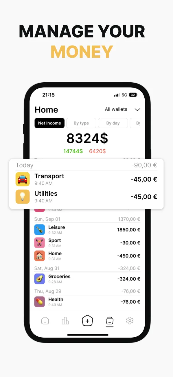 Soldi - Expense Tracker Budget screenshot 5