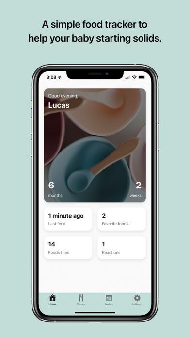 Solid - Baby Food Tracker screenshot 2