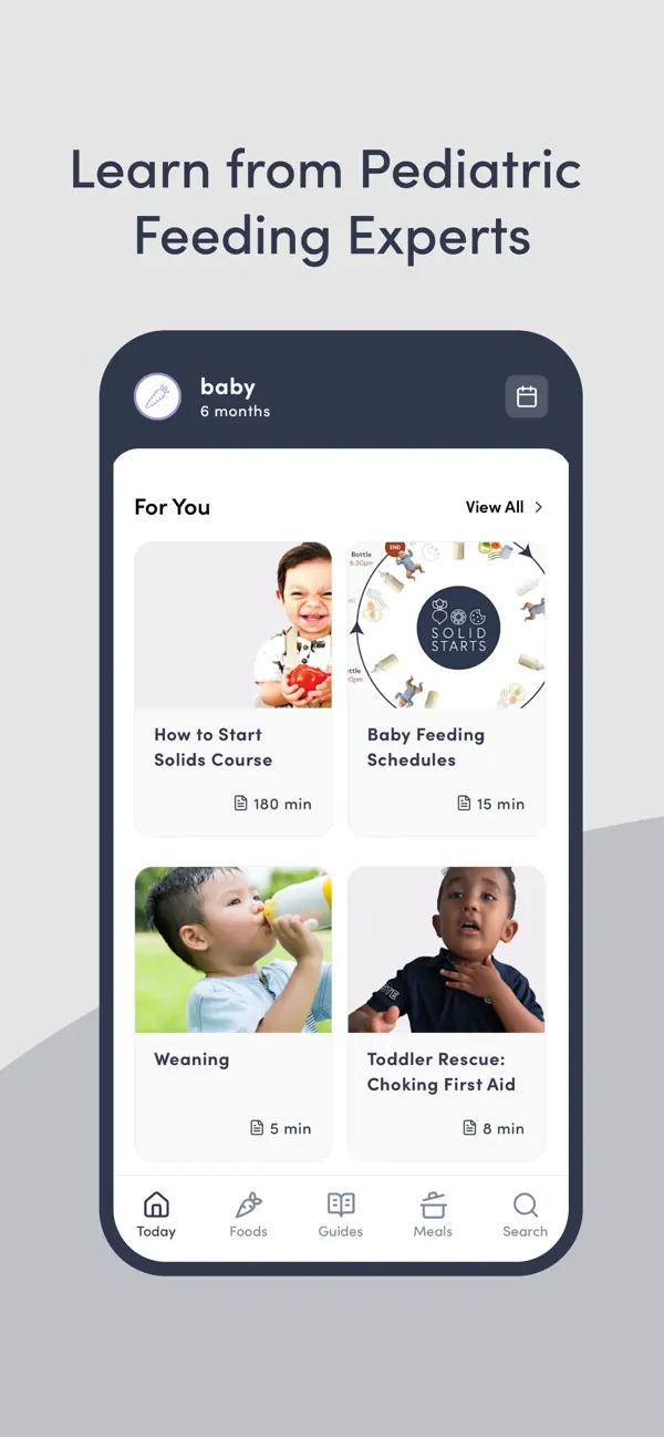 Solid Starts: Baby First Foods screenshot 2