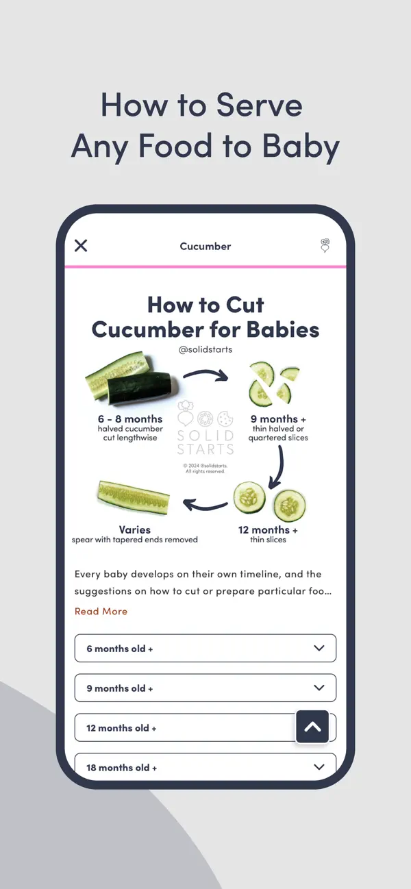 Solid Starts: Baby First Foods screenshot 4