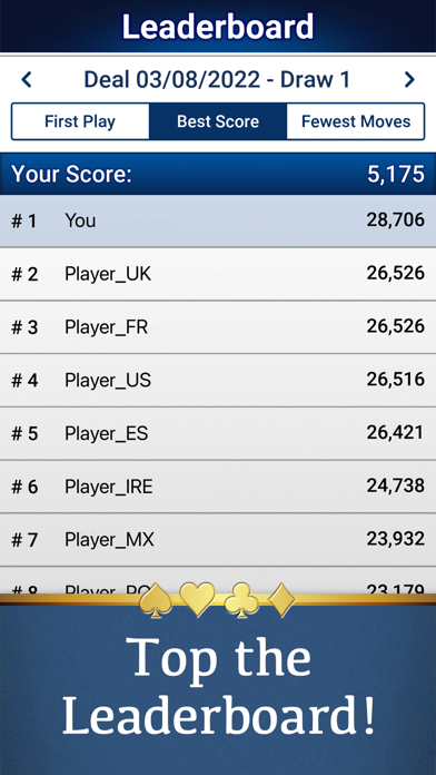 Solitaire screenshot 2