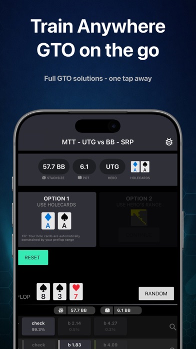 Solver+ - GTO Poker Strategy screenshot 1