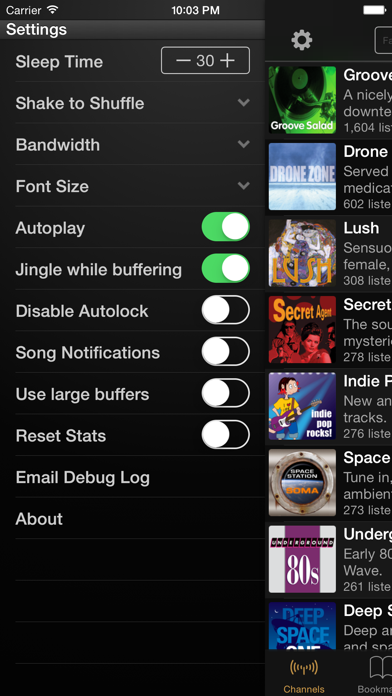 SomaFM Radio Player screenshot 3
