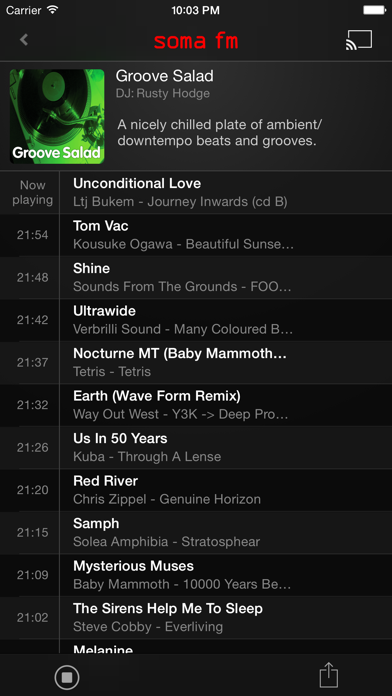 SomaFM Radio Player screenshot 4