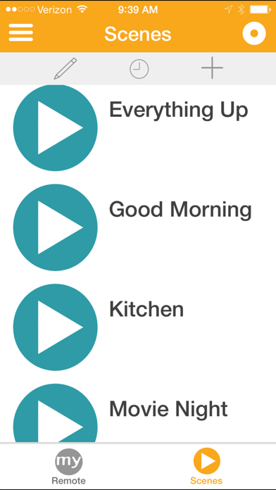 Somfy myLink screenshot 1