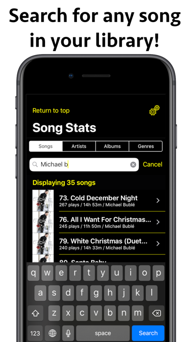 Song Stats for Apple Music screenshot 2