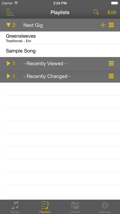SongBook Chordpro screenshot 1