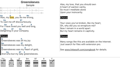 SongBook Chordpro screenshot 3