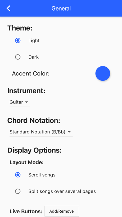 SongbookPro - Digital Songbook screenshot 1