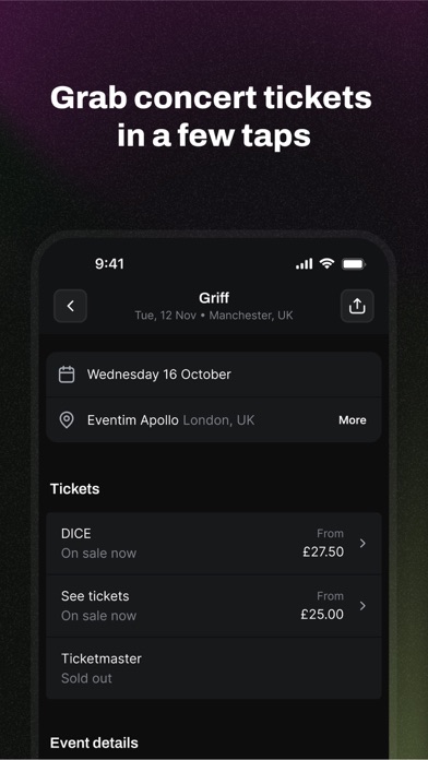 Songkick Concerts screenshot 3