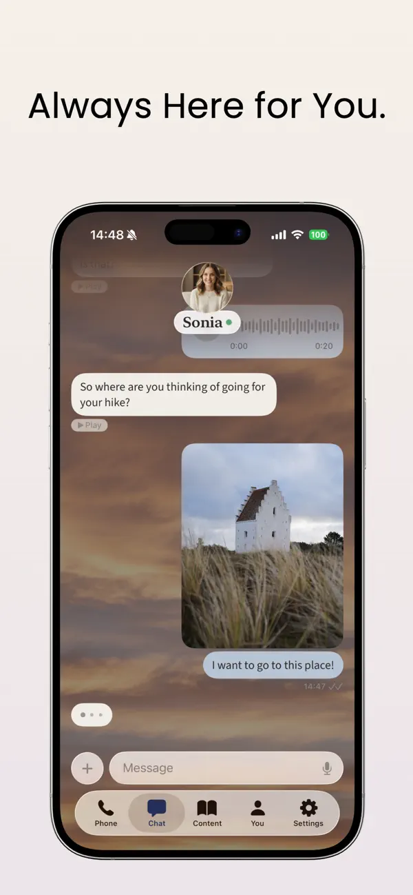 Sonia: AI Emotional Support screenshot 2