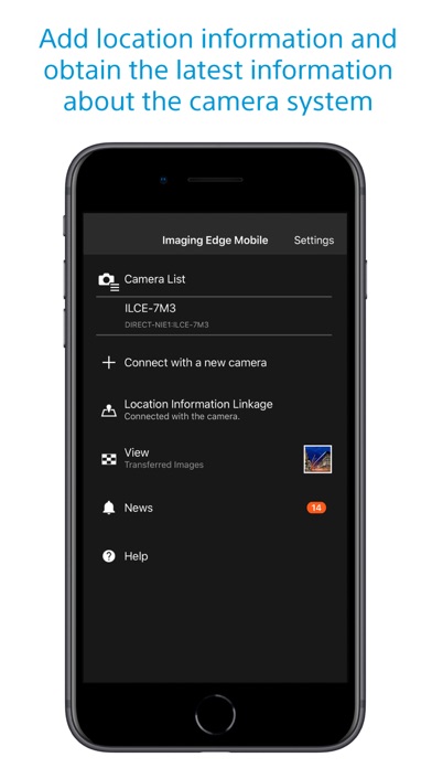 Sony | Imaging Edge Mobile screenshot 1