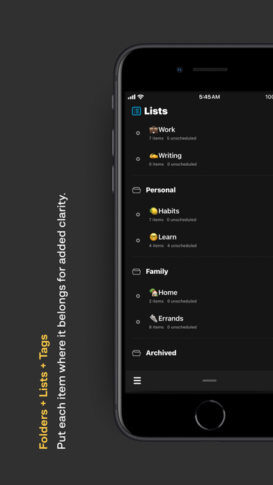 Sorted³ - Calendar Notes Tasks screenshot 1