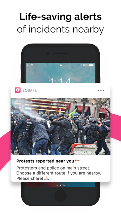 SOSAFE - City Social Network screenshot 4