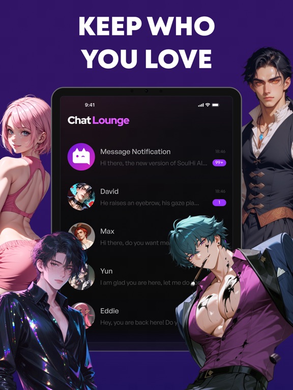 SoulHi: AI Live Roleplay Chat screenshot 1