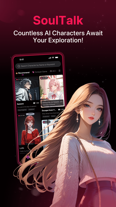 SoulTalk: AI Friends Chat screenshot 1