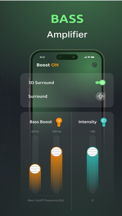 Sound, Bass Booster: Music EQ screenshot 1