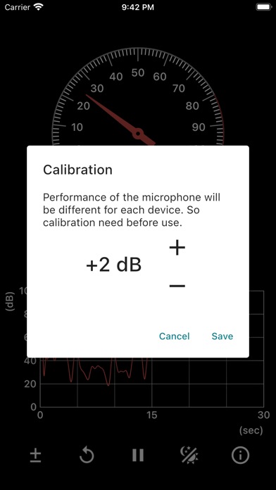 Sound Meter (SPL meter) screenshot 2