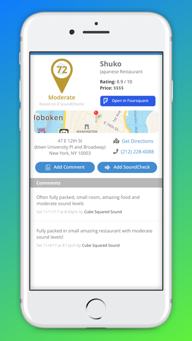 SoundPrint, Find A Quiet Place screenshot 2