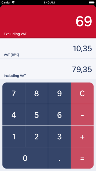 South African VAT Calculator screenshot 4