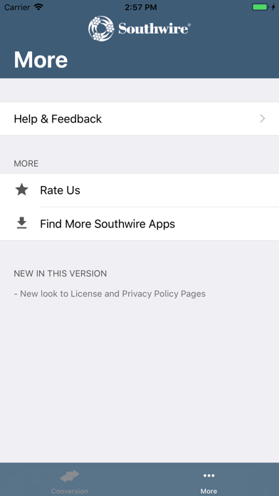 Southwire® Conversion Calc screenshot 1