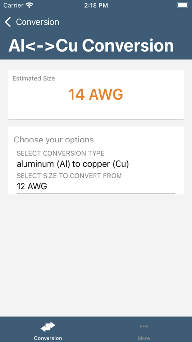 Southwire® Conversion Calc screenshot 3