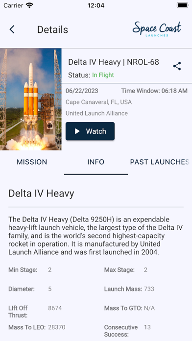 Space Coast Launches screenshot 1