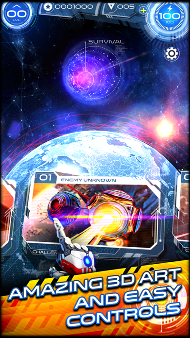 Space Galaxy Warrior Shooter screenshot 1