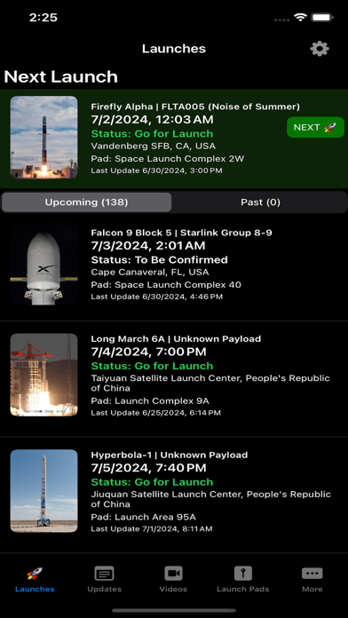 Space Launches - Rocket Launch screenshot 5