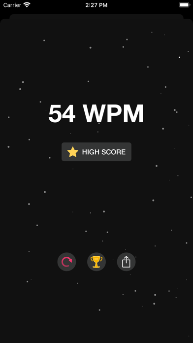 Space Typer: WPM Typing Game screenshot 2