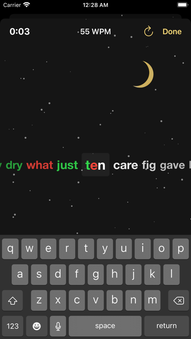 Space Typer: WPM Typing Game screenshot 4