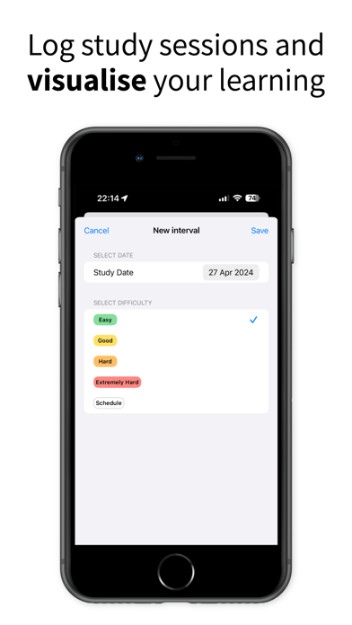 Spaced Repetition Tracker screenshot 3