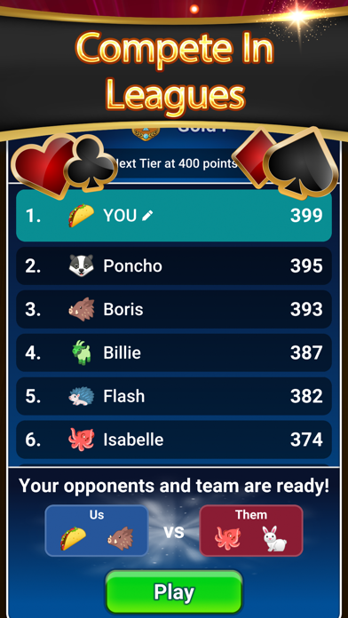 Spades Classic Card Game screenshot 2