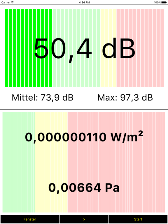 Spaichinger Schallanalysator screenshot 2