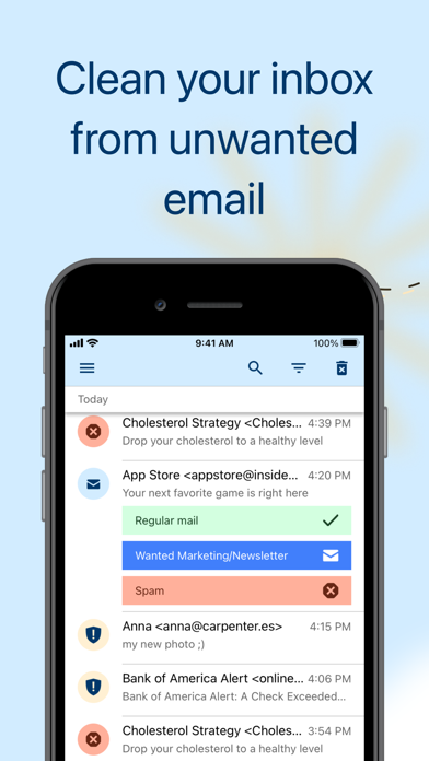 Spamdrain - clean email screenshot 4