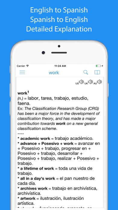 Spanish Dictionary - Dict Box screenshot 4